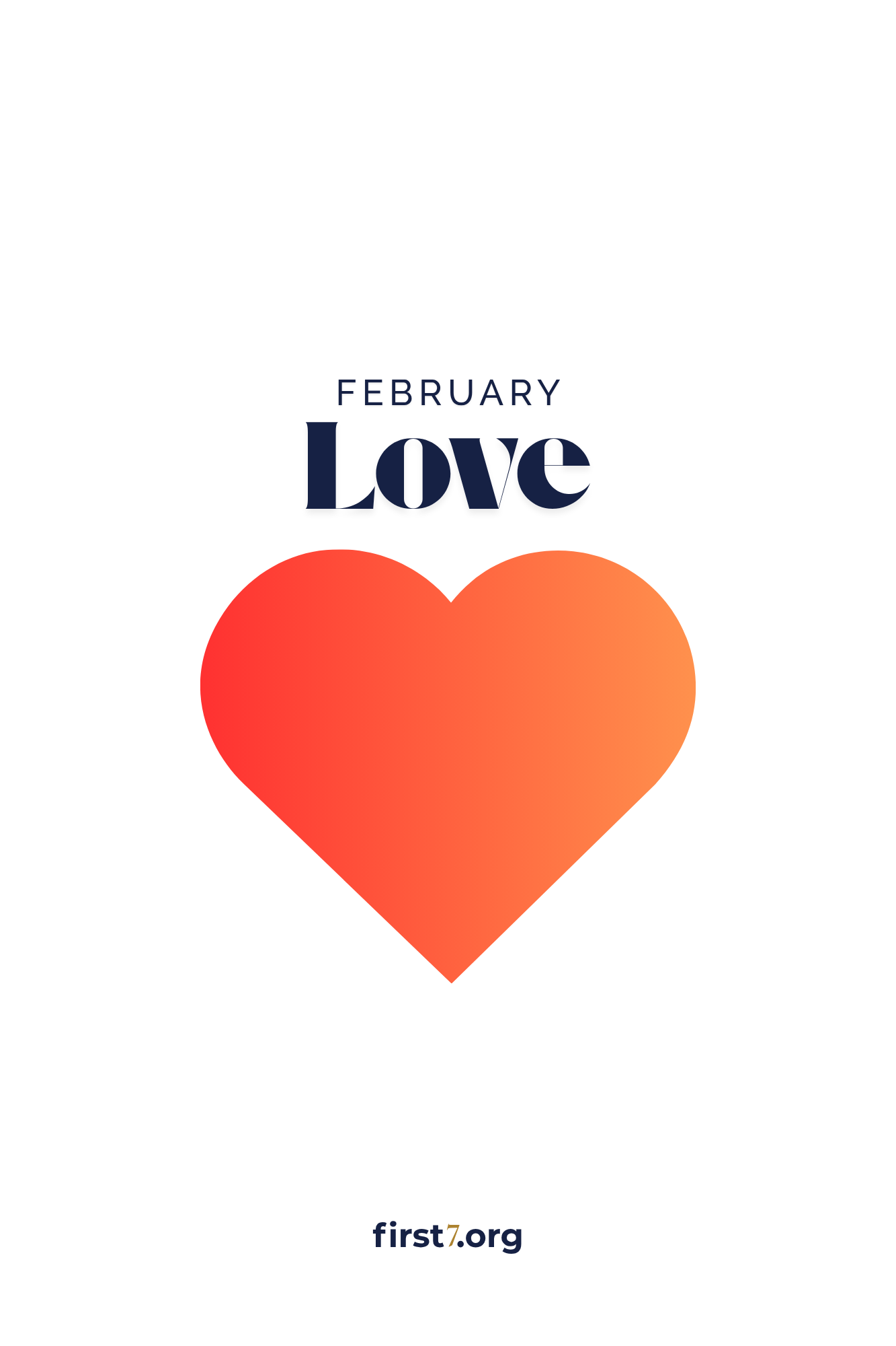 February — Love